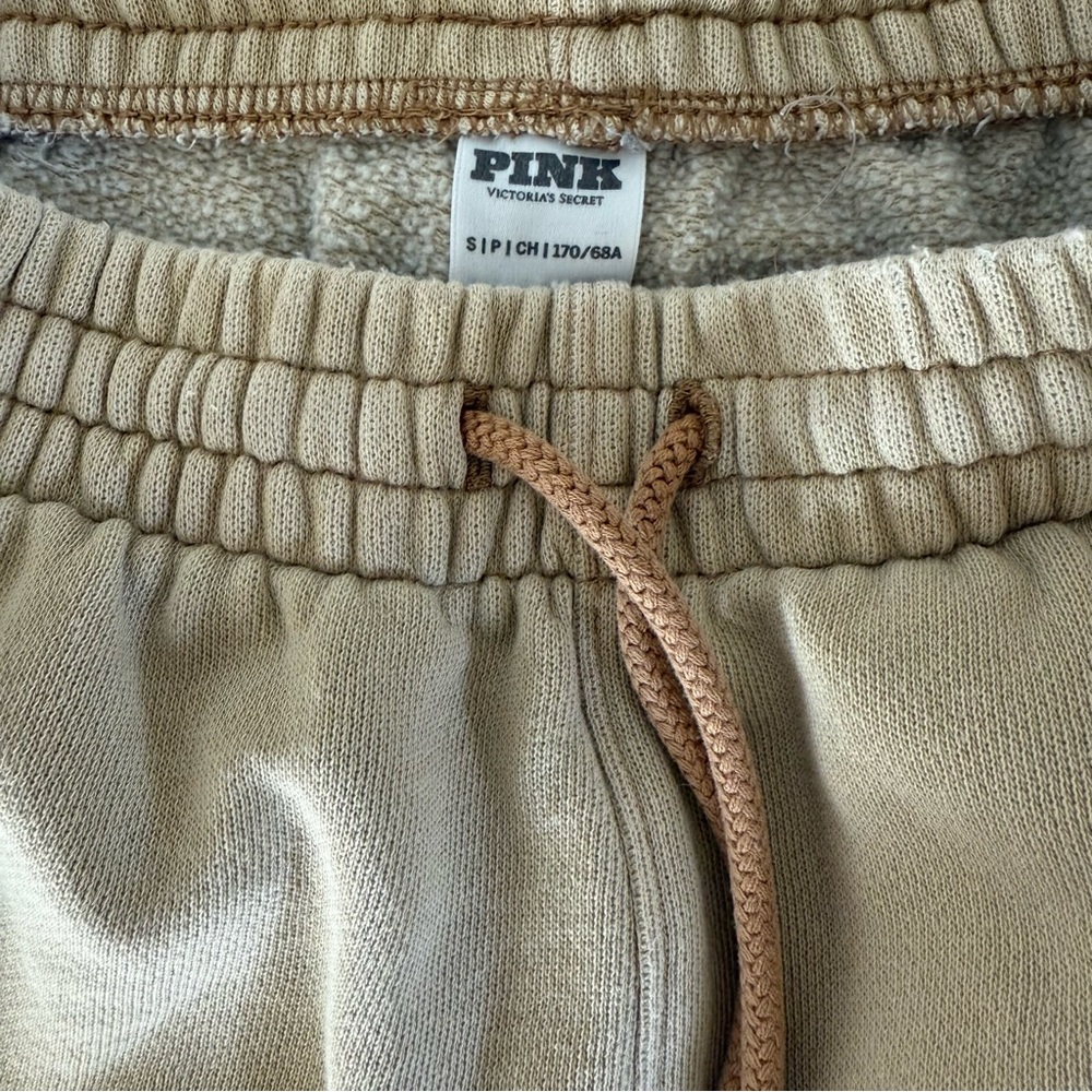 PINK Victoria's Secret Tan Fleece Shorts